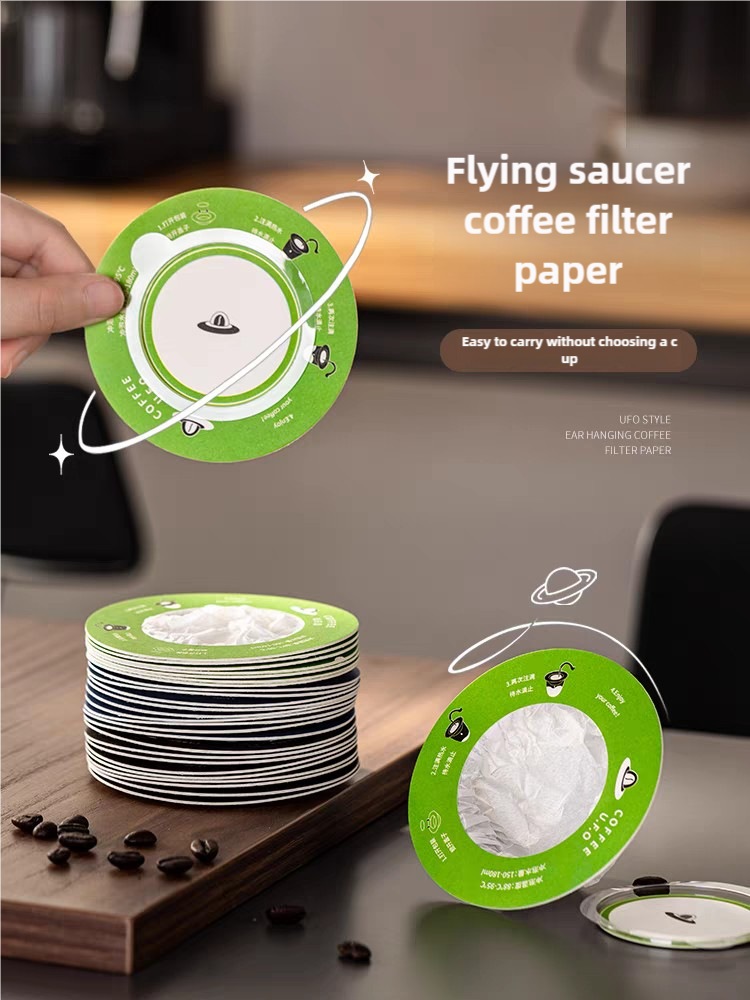 UFO Style Disposable Coffee Filter Round Drip coffee Bag